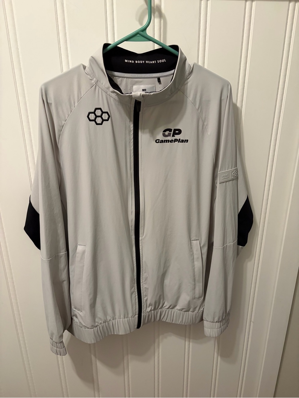 RUDIS x GamePlan Performance Uniform Jacket Lunar Gray Men's Size M